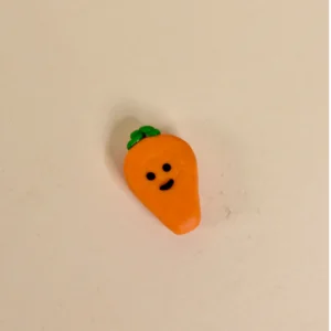 Carrot Face Fridge Magnet