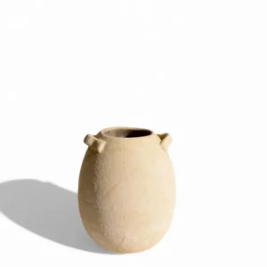 Raw Texture Terracotta Vase for Décor