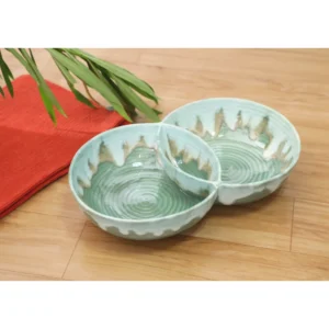 Seafoam Duo Ceramic Bowl