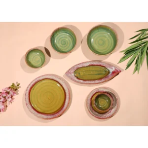 Verdant Spiral Serveware Collection