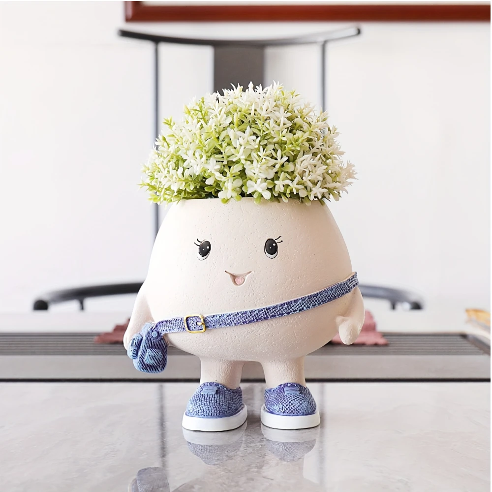 Buddy Character Resin Planter