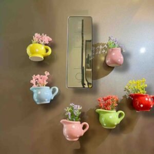 Polka Dot Cup Fridge Magnet