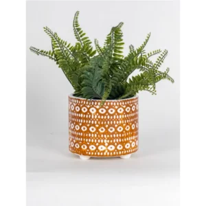 Amber Dot Artisan Planter