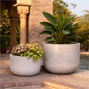 Imperial StoneCurve Fiberglass Planter