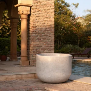 Imperial StoneCurve Grand Fiberglass Planter