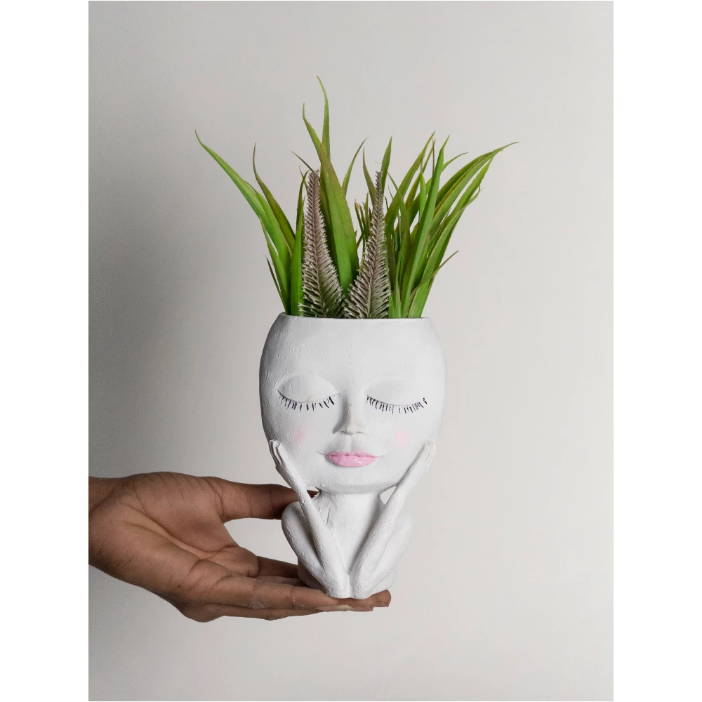 Serenity Face Art Planter