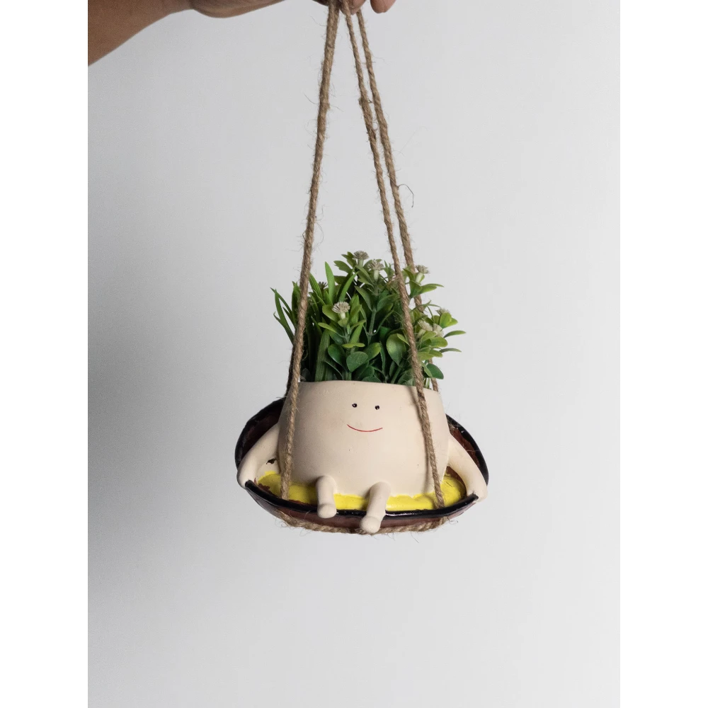 Smiley Swing Hanging Planter