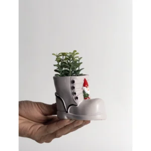 Whimsical Gnome Boot Planter