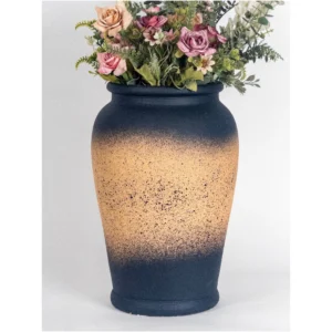 Midnight Dune Tall Decorative Vase