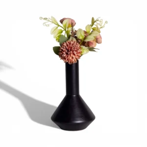 Midnight Silhouette Ceramic Vase