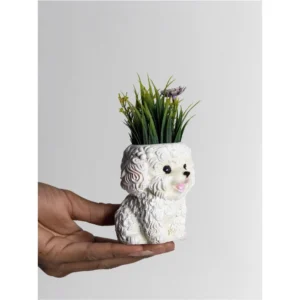 Cute Puppy Ceramic Planter