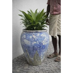 Rustic Azure Tide Planter