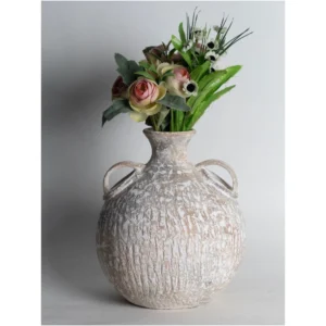 Antique Frost Amphora Vase