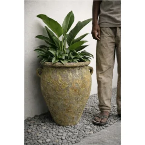 Rustic Patina Amphora Planter