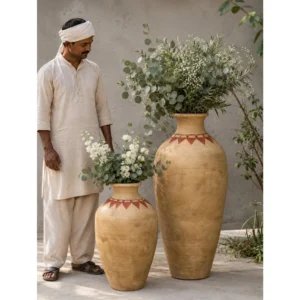 Heritage Terracotta Amphora Vase