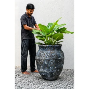 Midnight Forge Urn Planter