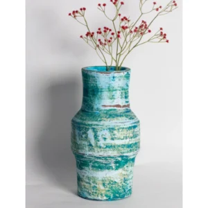 Ocean Mist Artisan Vase