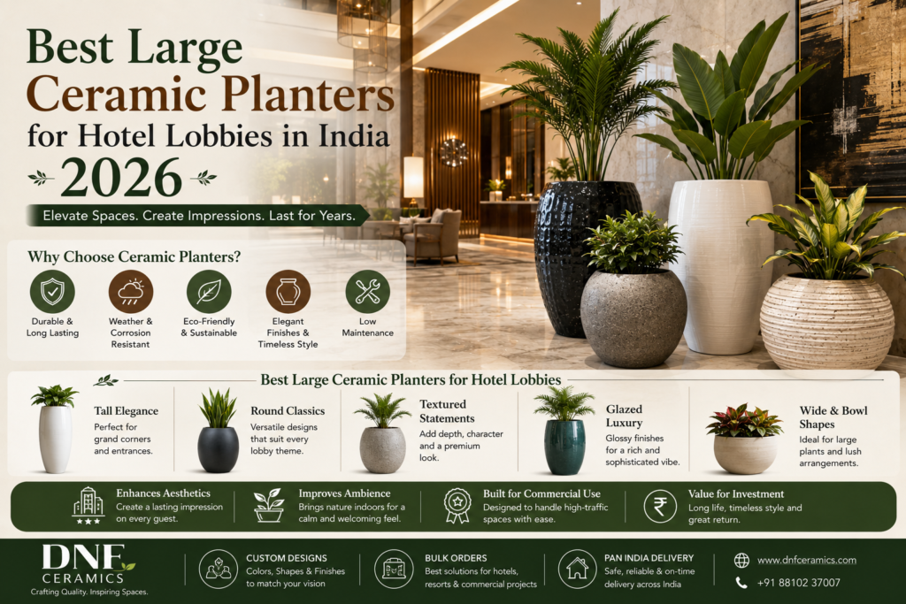 Large Ceramic Planters
