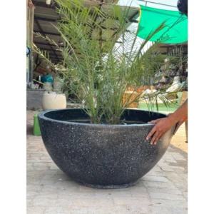 Granite Finish Bowl Planter