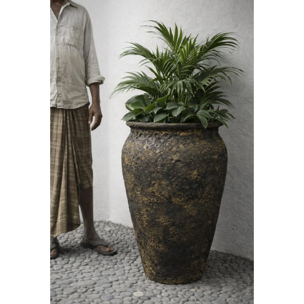 Volcanic Lava Texture Planter