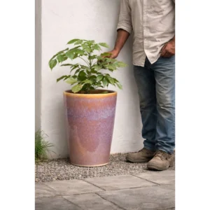 Sunset Blush Tapered Planter