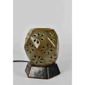 Antique Bronze Floral Ceramic Electric Aroma Diffuser