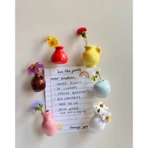 Colorful Flower Holder Magnets