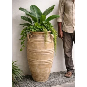 Heritage Amphora Antique Terracotta Floor Planter