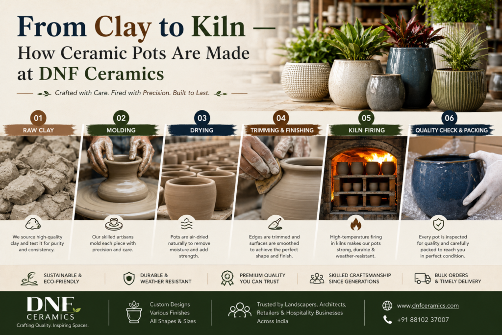 ceramic pots are made manufacturing process