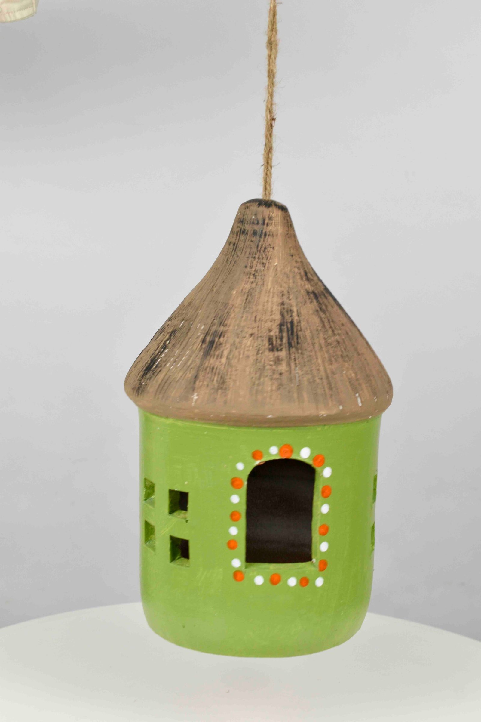 Little Meadow Hand-Painted Ceramic Birdhouse