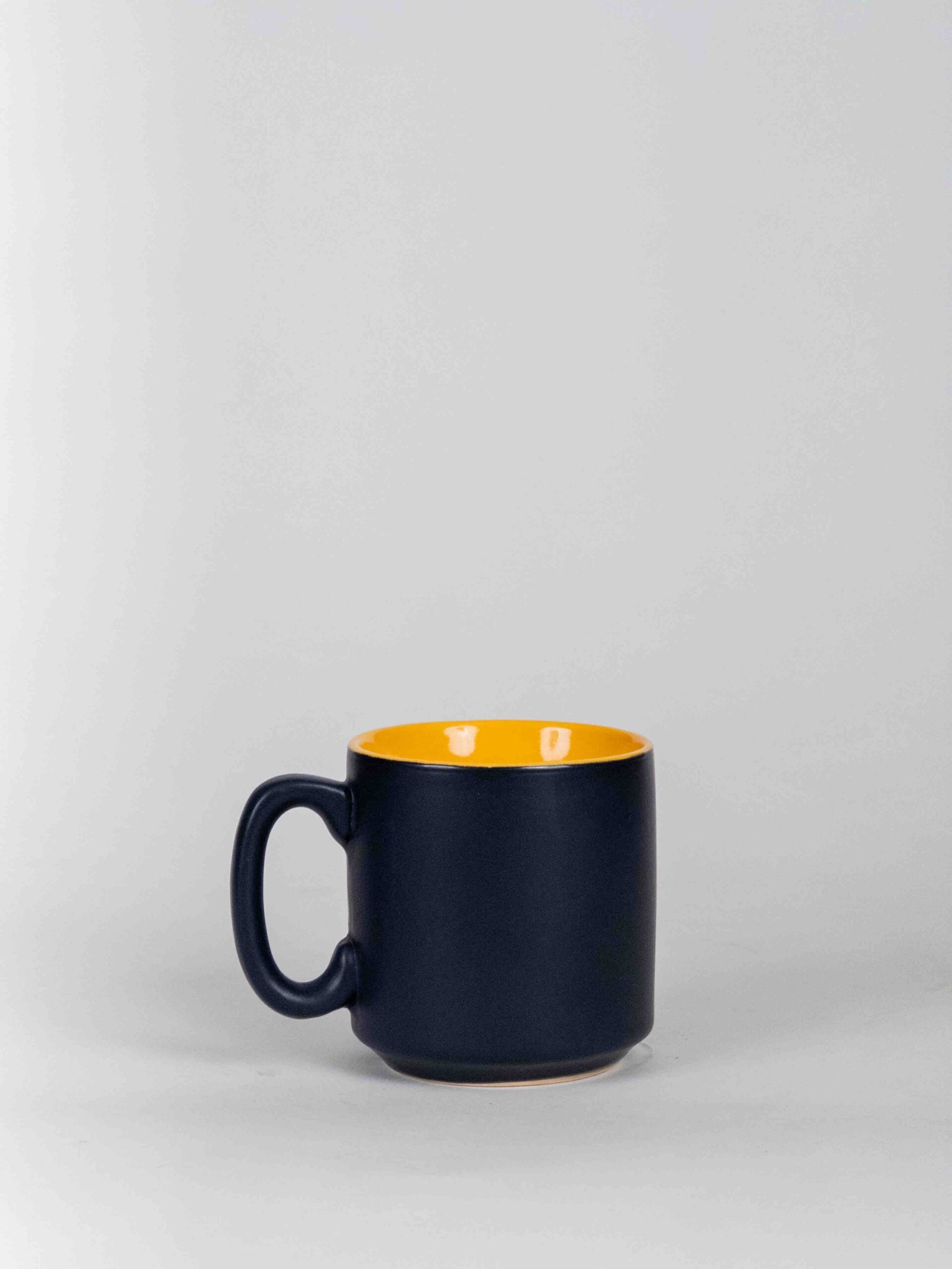Navy Sunburst Ceramic Mug