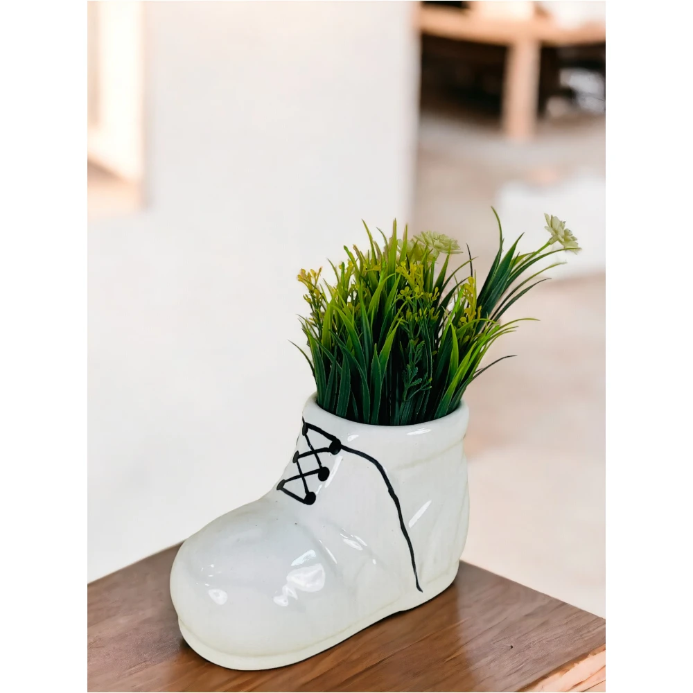 Urban Boot Ceramic Planter