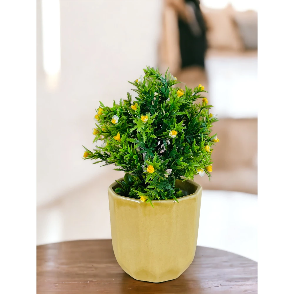 Sunbeam Facet Ceramic Planter