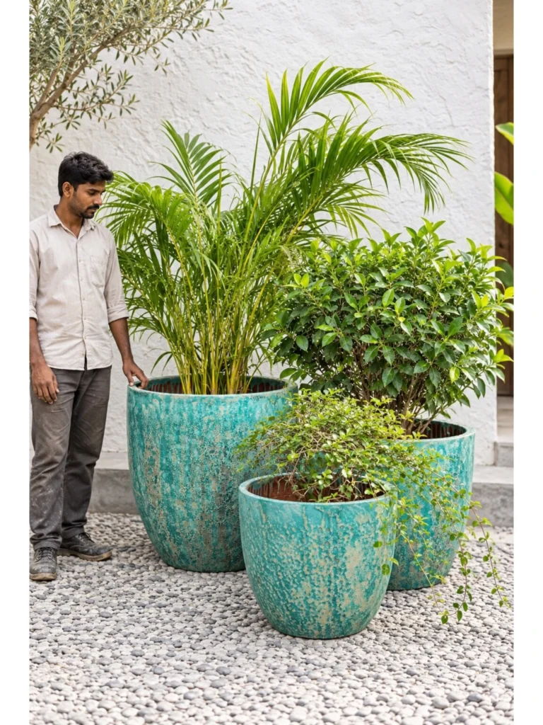 Atlantis Glaze Planter